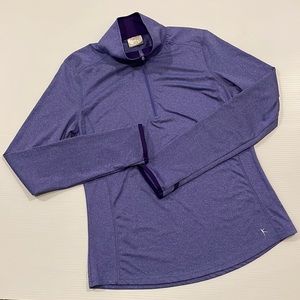Danskin Now purple quarter zip, women’s size M